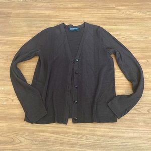 Brown cardigan